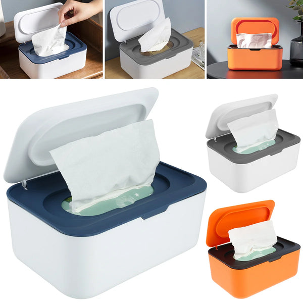 Portable Wipes Keeper with Lid