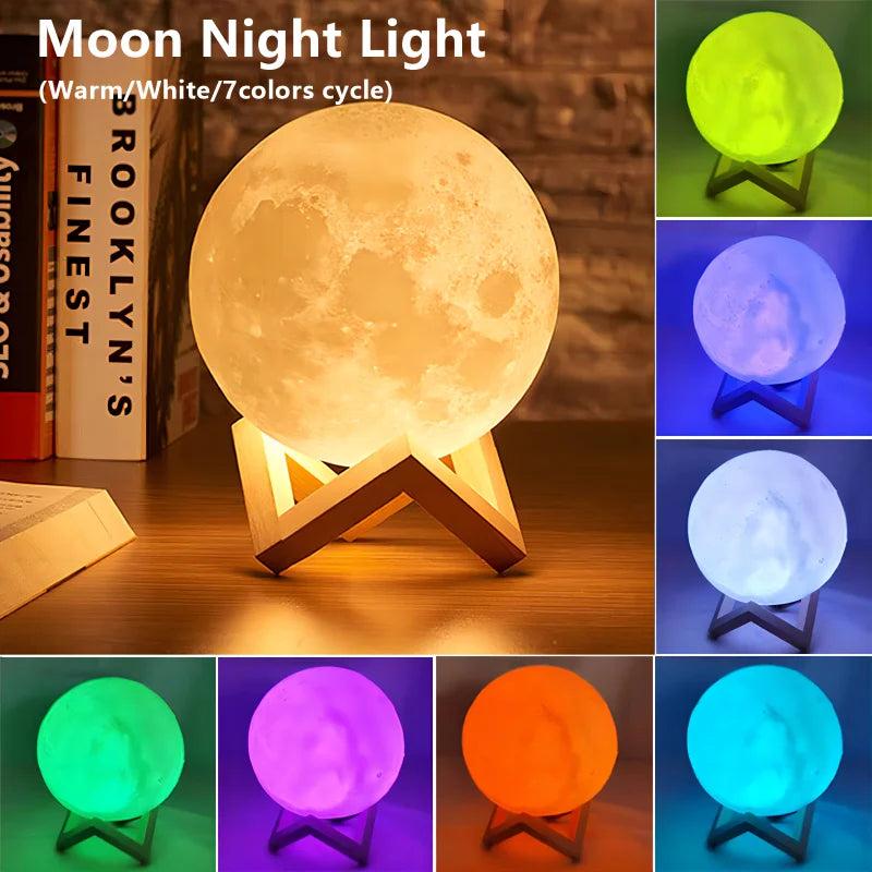 Galaxy Glow Moon Night Light